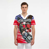 Pearl Harbor Remembrance Day Personalized Scrub Top Lest We Forget - The Bald Eagle Remembers - Polynesian Pride
