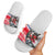 Pearl Harbor Remembrance Day Slide Sandals Lest We Forget - The Bald Eagle Remembers - Polynesian Pride