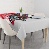 Pearl Harbor Remembrance Day Tablecloth Lest We Forget - The Bald Eagle Remembers - Polynesian Pride