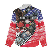 Pearl Harbor Remembrance Day Personalized Women Casual Shirt Lest We Forget - The Bald Eagle Remembers - Polynesian Pride