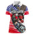 Pearl Harbor Remembrance Day Personalized Women Polo Shirt Lest We Forget - The Bald Eagle Remembers - Polynesian Pride