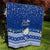Palau Christmas Quilt Snowman Hugs Palau Coat of Arms Maori Pattern Blue Style LT03 - Polynesian Pride