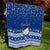 Personalised Palau Christmas Quilt Snowman Hugs Palau Coat of Arms Maori Pattern Blue Style LT03 - Polynesian Pride