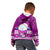 Palau Christmas Kid Hoodie Snowman Hugs Palau Coat of Arms Maori Pattern Pink Style LT03 - Polynesian Pride