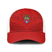 Mate Ma'a Tonga Rugby Baseball Net Cap Ngatu Tribal Motifs Sporty Style - Polynesian Pride