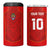 Custom Mate Ma'a Tonga Rugby 4 in 1 Can Cooler Tumbler Ngatu Tribal Motifs Sporty Style - Polynesian Pride
