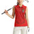 Custom Mate Ma'a Tonga Rugby Women Sleeveless Polo Shirt Ngatu Tribal Motifs Sporty Style - Polynesian Pride
