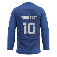 Custom Samoa Rugby Hockey Jersey Tatau Tribal Motifs Sporty Style - Polynesian Pride