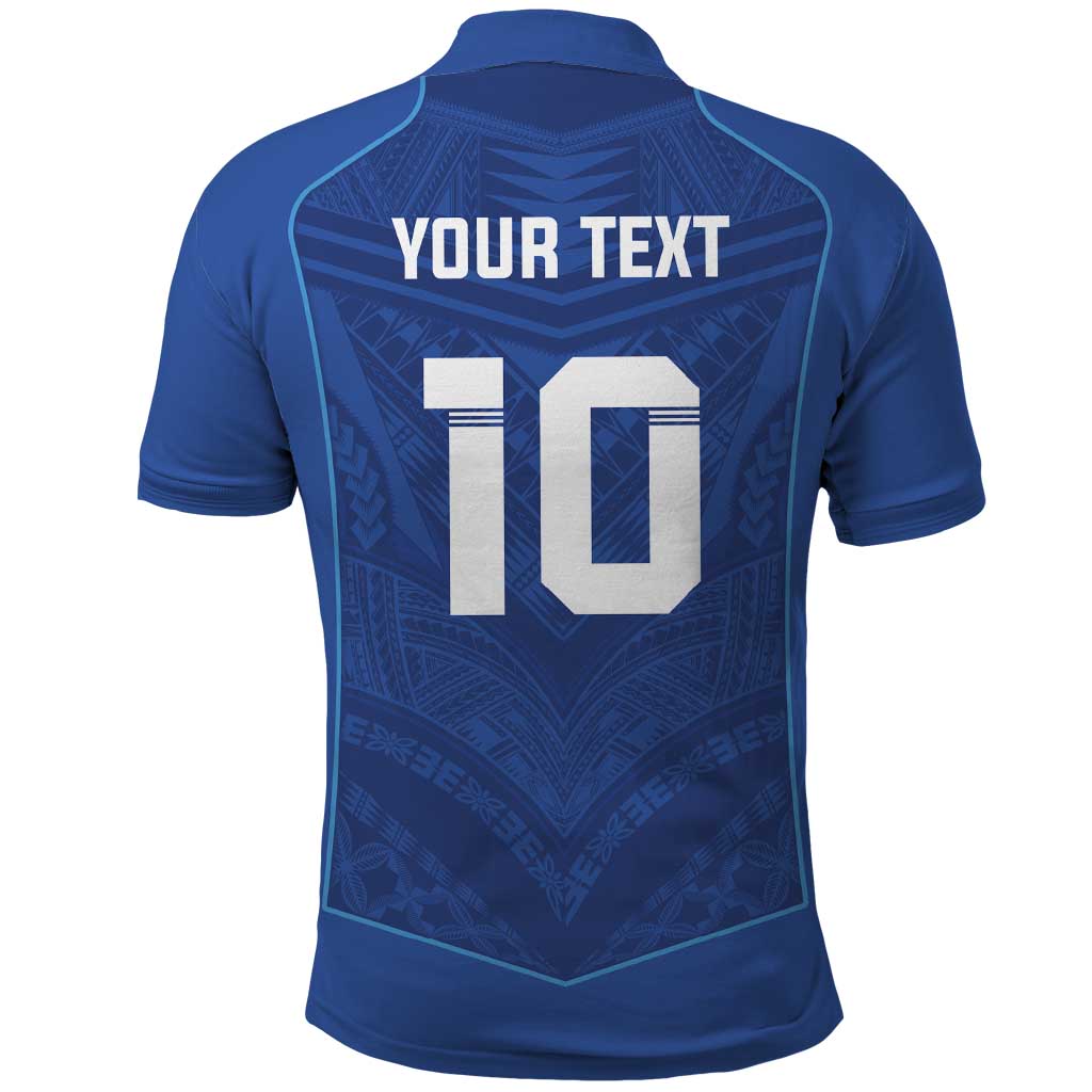 Custom Samoa Rugby Polo Shirt Tatau Tribal Motifs Sporty Style - Polynesian Pride
