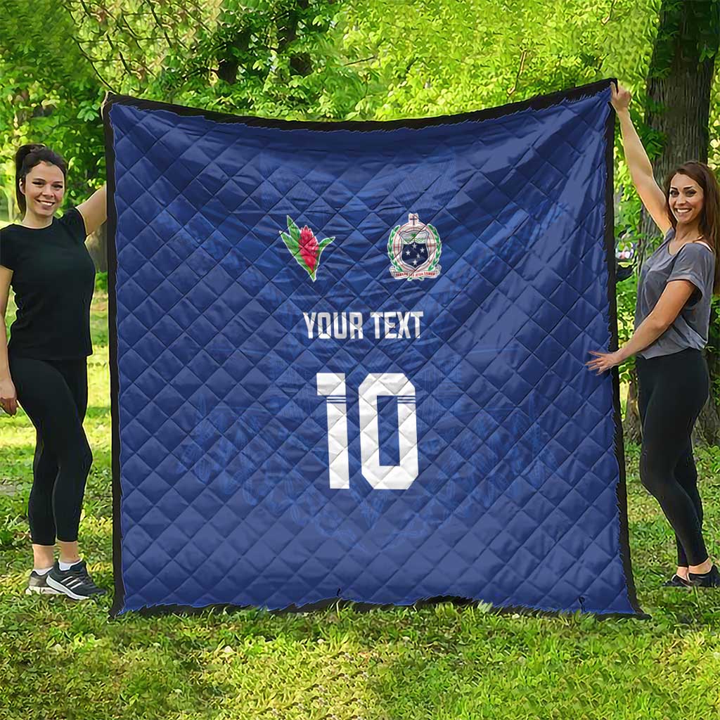 Custom Samoa Rugby Quilt Tatau Tribal Motifs Sporty Style LT03 - Polynesian Pride