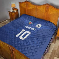 Custom Samoa Rugby Quilt Tatau Tribal Motifs Sporty Style LT03 - Polynesian Pride