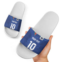Custom Samoa Rugby Slide Sandals Tatau Tribal Motifs Sporty Style - Polynesian Pride