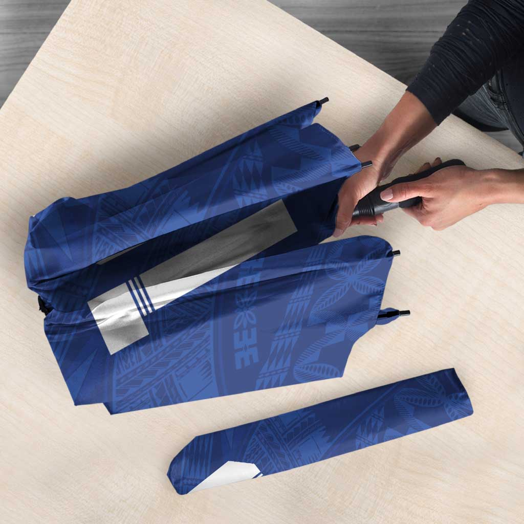 Custom Samoa Rugby Umbrella Tatau Tribal Motifs Sporty Style - Polynesian Pride