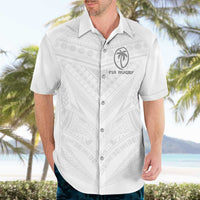 Custom Fiji Rugby Hawaiian Shirt Tapa Tribal Motifs Sporty Style - Polynesian Pride