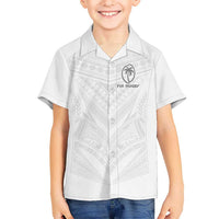 Custom Fiji Rugby Hawaiian Shirt Tapa Tribal Motifs Sporty Style - Polynesian Pride