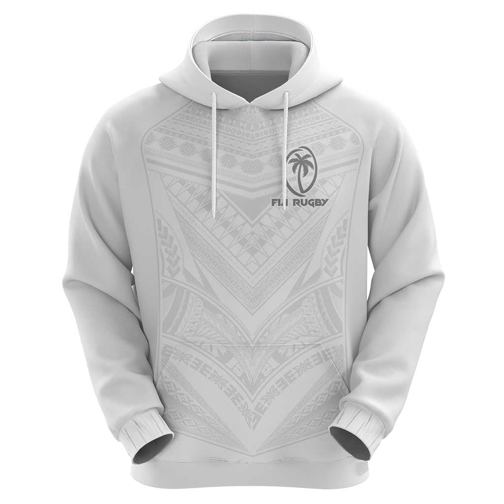 Custom Fiji Rugby Hoodie Tapa Tribal Motifs Sporty Style - Polynesian Pride
