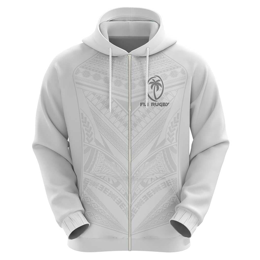 Custom Fiji Rugby Hoodie Tapa Tribal Motifs Sporty Style - Polynesian Pride