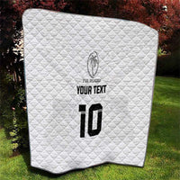 Custom Fiji Rugby Quilt Tapa Tribal Motifs Sporty Style LT03 - Polynesian Pride