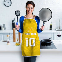 Custom Niue Rugby Apron Hiapo Tribal Motifs Sporty Style - Polynesian Pride