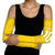 Custom Niue Rugby Arm Sleeves Hiapo Tribal Motifs Sporty Style - Polynesian Pride