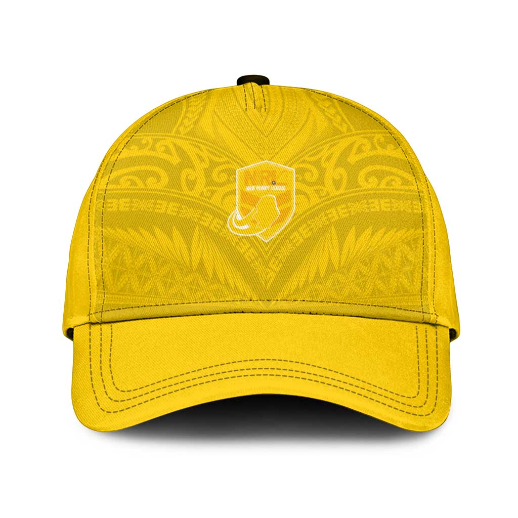 Niue Rugby Classic Cap Hiapo Tribal Motifs Sporty Style - Polynesian Pride