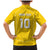 Custom Niue Rugby Family Matching Mermaid Dress and Hawaiian Shirt Hiapo Tribal Motifs Sporty Style - Polynesian Pride