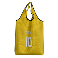 Custom Niue Rugby Grocery Bag Hiapo Tribal Motifs Sporty Style LT03 - Polynesian Pride
