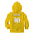 Custom Niue Rugby Kid Hoodie Hiapo Tribal Motifs Sporty Style - Polynesian Pride