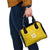 Custom Niue Rugby Shoulder Handbag Hiapo Tribal Motifs Sporty Style - Polynesian Pride