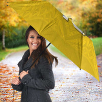 Custom Niue Rugby Umbrella Hiapo Tribal Motifs Sporty Style LT03 - Polynesian Pride
