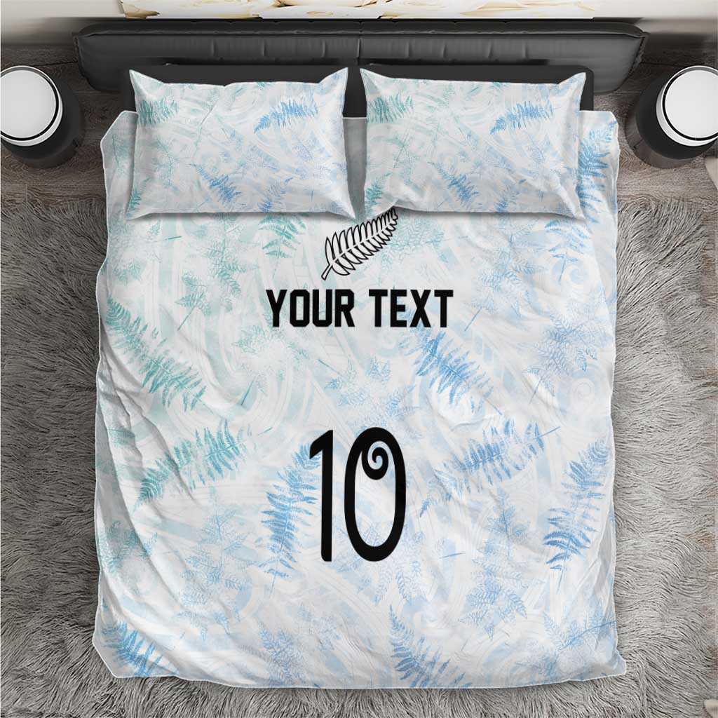 Custom New Zealand Football Bedding Set The Whites-Aotearoa Inspired - Polynesian Pride