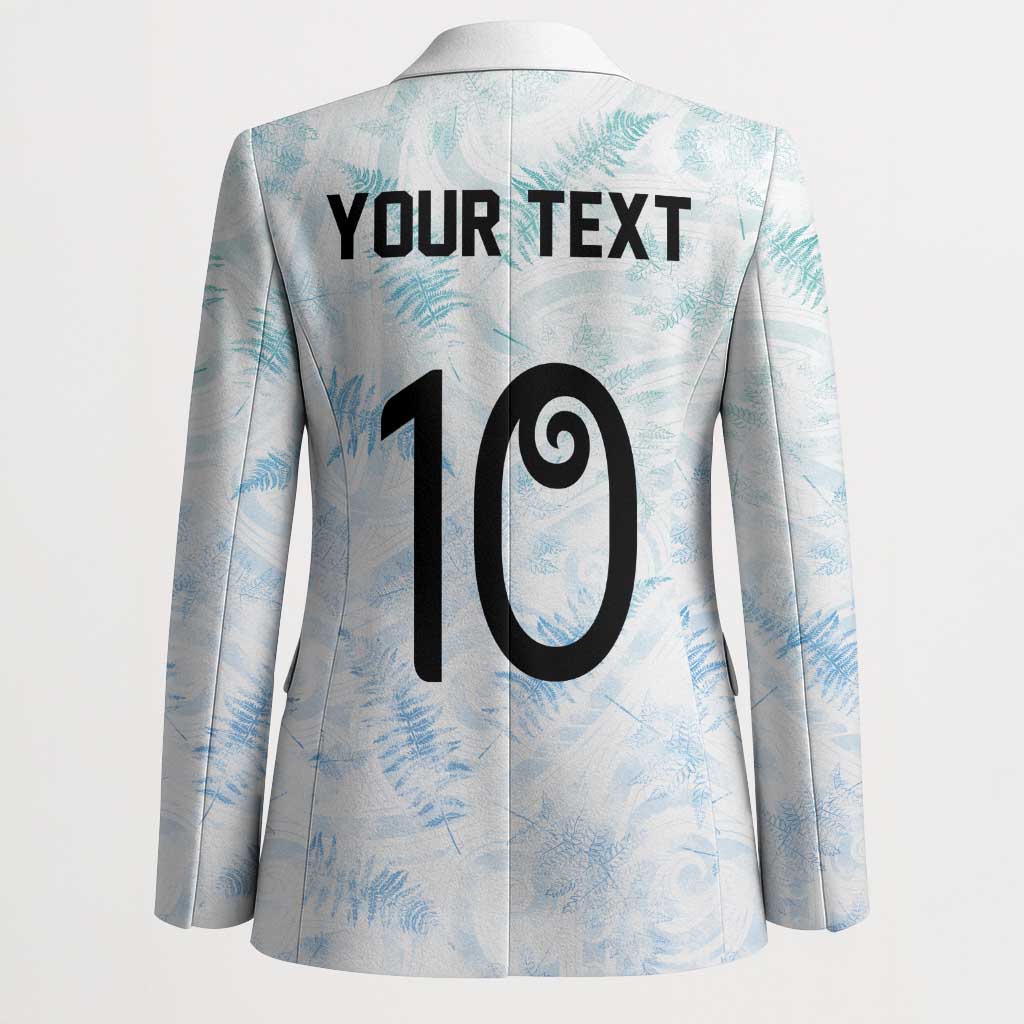 Custom New Zealand Football Blazer The Whites-Aotearoa Inspired - Polynesian Pride
