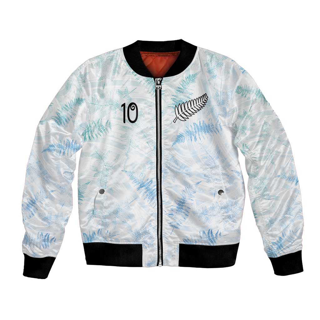 Custom New Zealand Football Bomber Jacket The Whites-Aotearoa Inspired - Polynesian Pride
