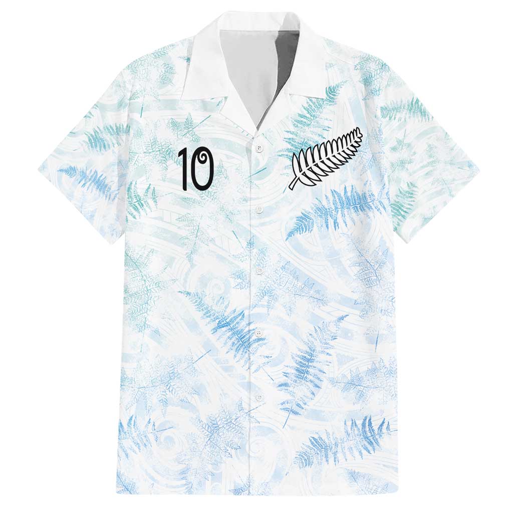 Custom New Zealand Football Family Matching Short Sleeve Bodycon Dress and Hawaiian Shirt The Whites-Aotearoa Inspired - Polynesian Pride
