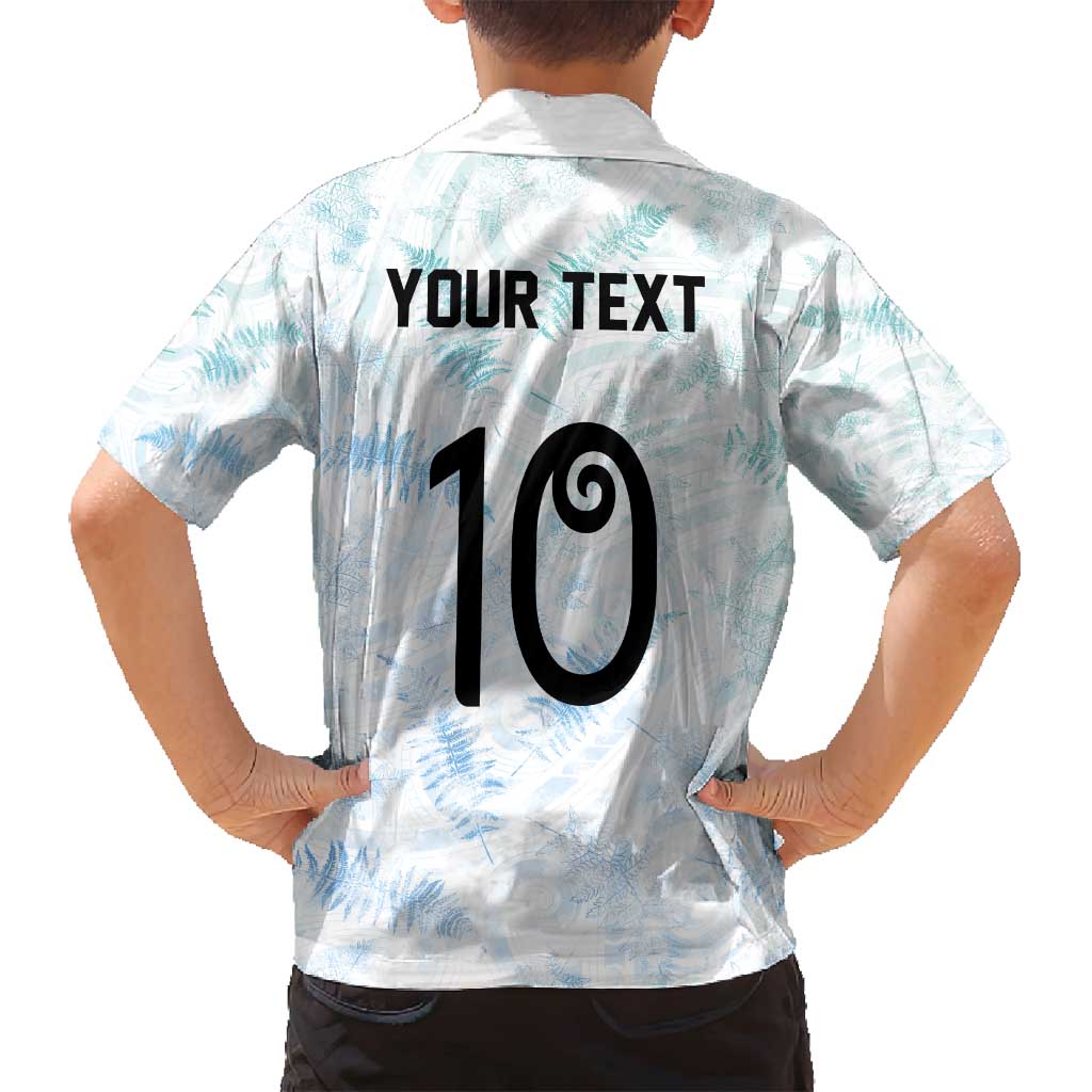 Custom New Zealand Football Family Matching Tank Maxi Dress and Hawaiian Shirt The Whites-Aotearoa Inspired - Polynesian Pride