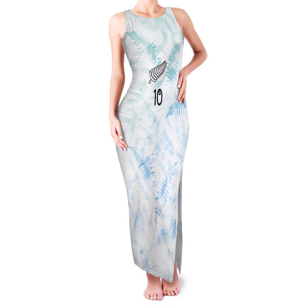 Custom New Zealand Football Family Matching Tank Maxi Dress and Hawaiian Shirt The Whites-Aotearoa Inspired - Polynesian Pride