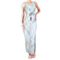 Custom New Zealand Football Family Matching Tank Maxi Dress and Hawaiian Shirt The Whites-Aotearoa Inspired - Polynesian Pride