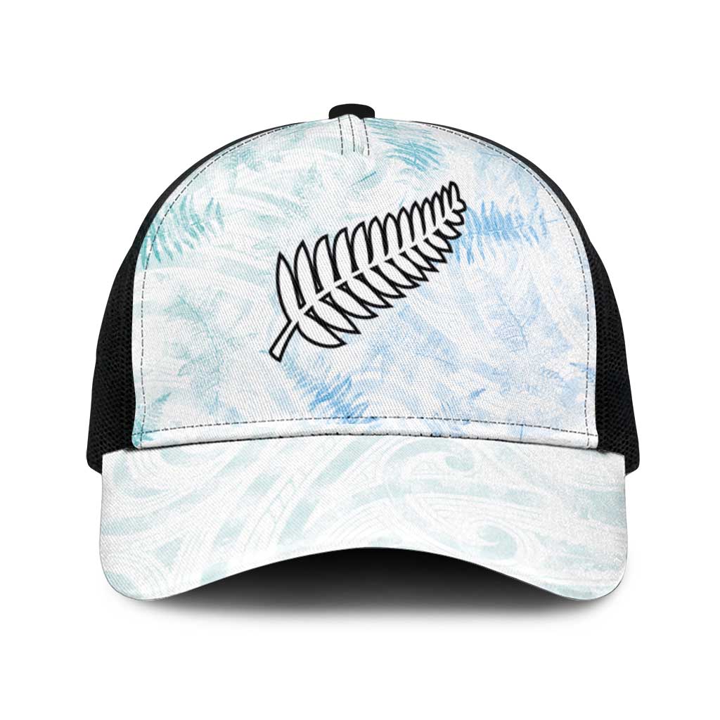 New Zealand Football Mesh Trucker Cap The Whites-Aotearoa Inspired - Polynesian Pride