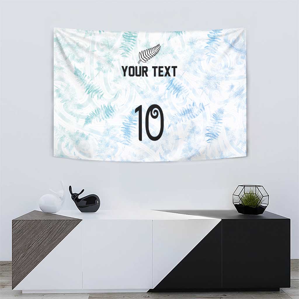 Custom New Zealand Football Tapestry The Whites-Aotearoa Inspired - Polynesian Pride