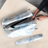 Custom New Zealand Football Umbrella The Whites-Aotearoa Inspired LT03 - Polynesian Pride