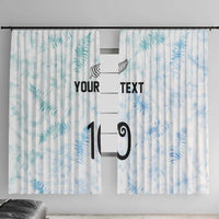 Custom New Zealand Football Window Curtain The Whites-Aotearoa Inspired - Polynesian Pride