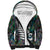 New Zealand Sherpa Hoodie Aotearoa Symbols With Silver Fern LT03 Unisex Black - Polynesian Pride