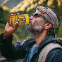 Romania Merry Christmas 4 in 1 Can Cooler Tumbler Romania Emblem Traditional Folk Art - Polynesian Pride