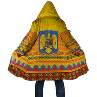 Romania Merry Christmas Cloak Romania Emblem Traditional Folk Art - Polynesian Pride