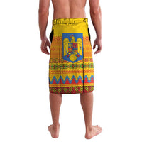 Romania Merry Christmas Lavalava Romania Emblem Traditional Folk Art - Polynesian Pride