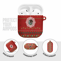 Mexico Merry Christmas AirPods Case Mexican Cultural Emblem Xmas Style - Polynesian Pride