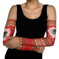 Mexico Merry Christmas Arm Sleeves Mexican Cultural Emblem Xmas Style - Polynesian Pride