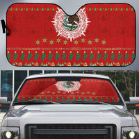 Mexico Merry Christmas Auto Sun Shade Mexican Cultural Emblem Xmas Style - Polynesian Pride