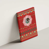Mexico Merry Christmas Canvas Wall Art Mexican Cultural Emblem Xmas Style - Polynesian Pride