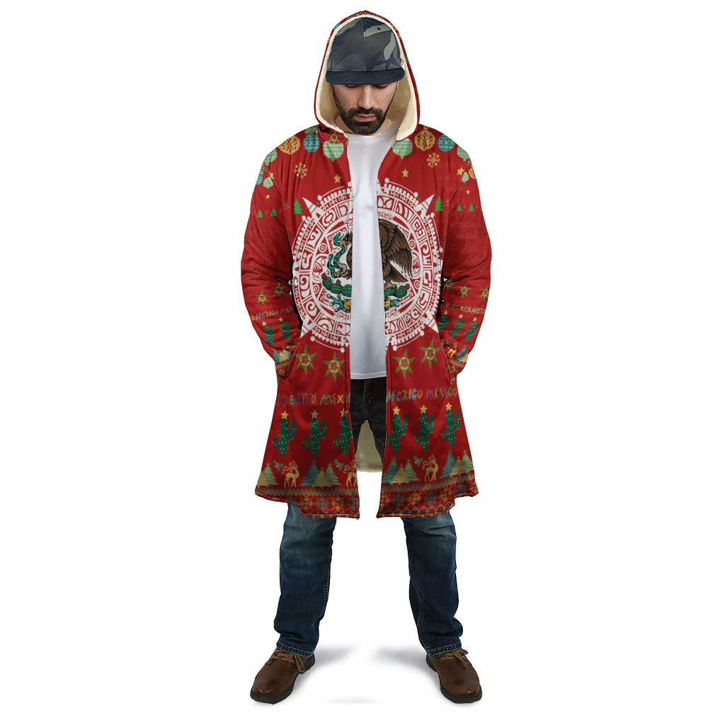Mexico Merry Christmas Cloak Mexican Cultural Emblem Xmas Style - Polynesian Pride